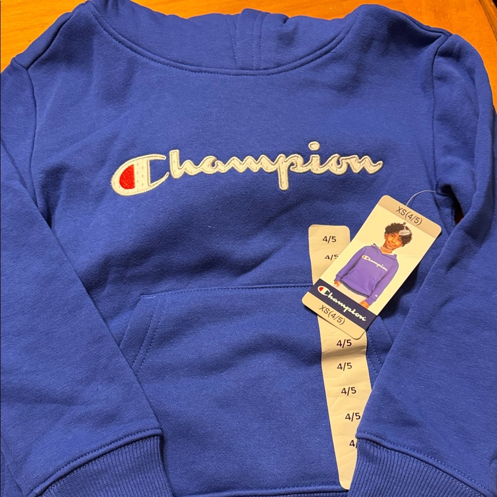 Champion Kids Royal Blue Hoodie